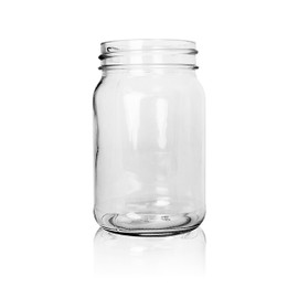 16oz Economy Round Glass Jar - 70/450 Finish (Case of 12) 1ER0161TB