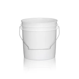 1 Gallon White HDPE Pail 5PL1010LT