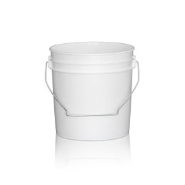1 Gallon White HDPE Pail 5PL1010LT
