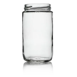 12oz Glass Utility Jar - 63mm T/O Finish (Case of 12) 1UTIT121LN