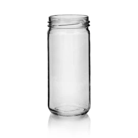 8oz Glass Paragon Jar 58mm T/O Finish (Case of 12) 1PART081GHG