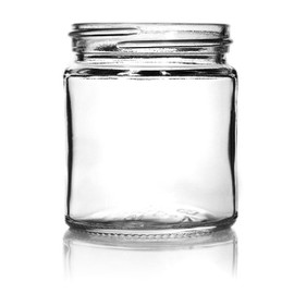 4oz Glass Straight-Sided Jar - 58/400 Finish (Case of 24) 1SS041GHG