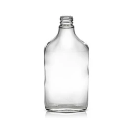 375ml Glass Flask Bottle - 28mm Kerr Finish (Case of 6) 1FLSK3754GHG