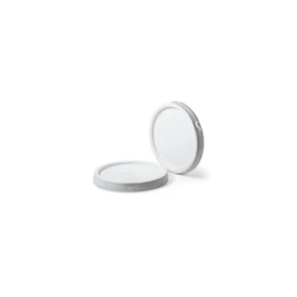 Solid White Pail Cover Tearband W/ Gasket For 3.5 & 5 Gallon Pail 5PL5011LT