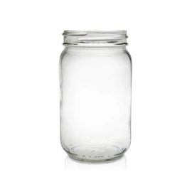 8oz (Half-Pint) Glass Utility Jar - 58/400 Finish (Case of 12) 1UTI081LN