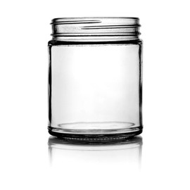 9oz Clear Glass Straight Sided Jar - 70/400 Finish (Case of 12) 1SS094GHG