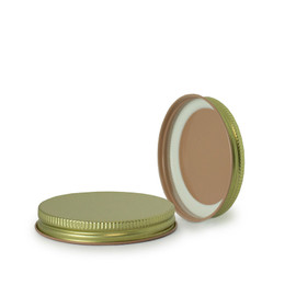 70-400 Gold Metal Plastisol Lined Cap 3CPLG0701KY