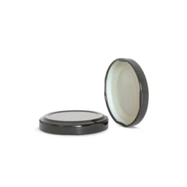 48mm T/O Black Metal Plastisol Lined Cap 3TPLB0481MY