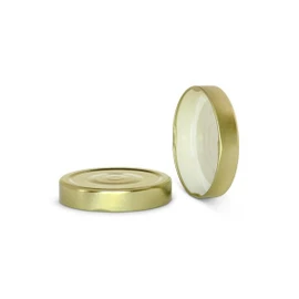 70mm T/O Deep Gold Metal Button Plastisol Lined Cap 3TPLG0710MY
