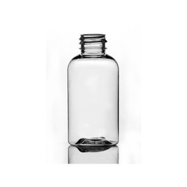 2oz PET Clear Boston Round Bottle - 20/410 Finish 4BR02044TP