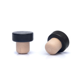 22.5mm Black Wood Bar Top Beige Cork (Fits 21.5 mm Opening) 1WCRK2255PS