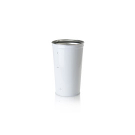 3lb White Metal Cheese Tins 6CH02DCP