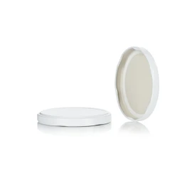 82mm T/O White Metal Plastisol Lined Cap