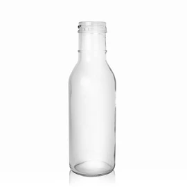 12 oz Ringneck Barbecue Sauce Bottle - 38mm T/O Finish (Case of 12) 1BQT121SGC