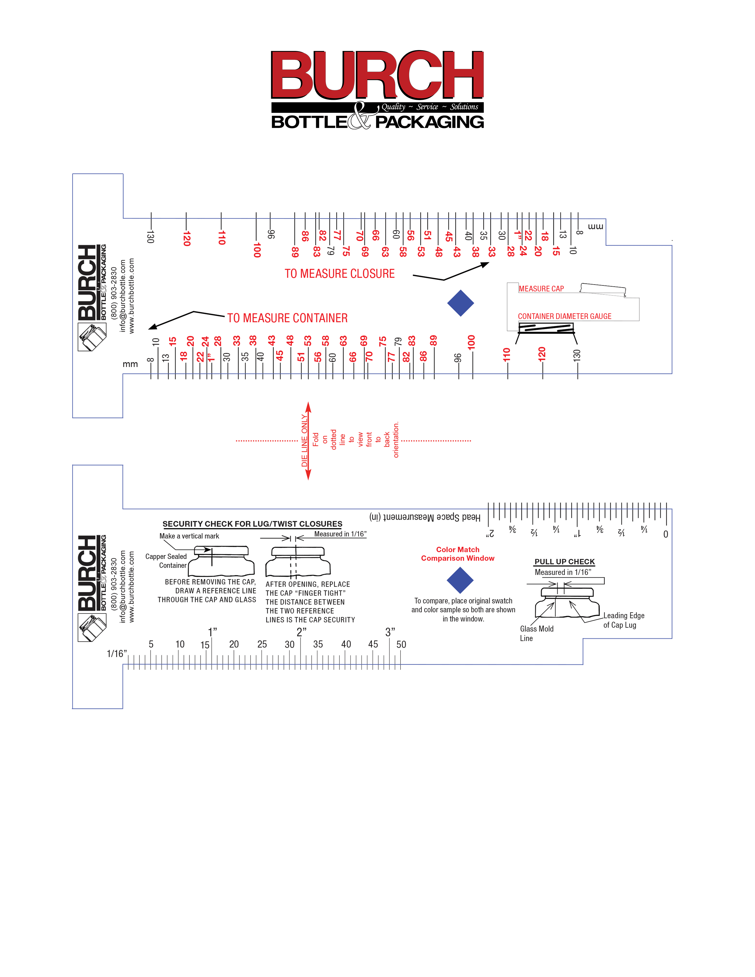 Burch Bottle Gauge