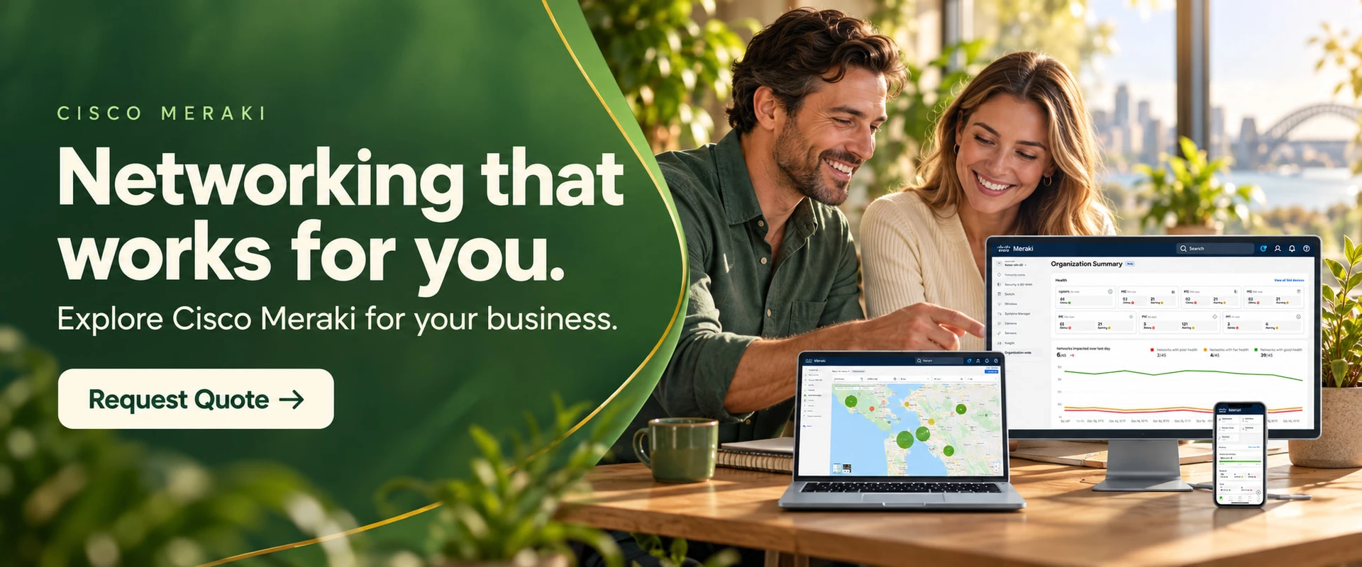 Cisco Meraki networking for your business. Request Quote.