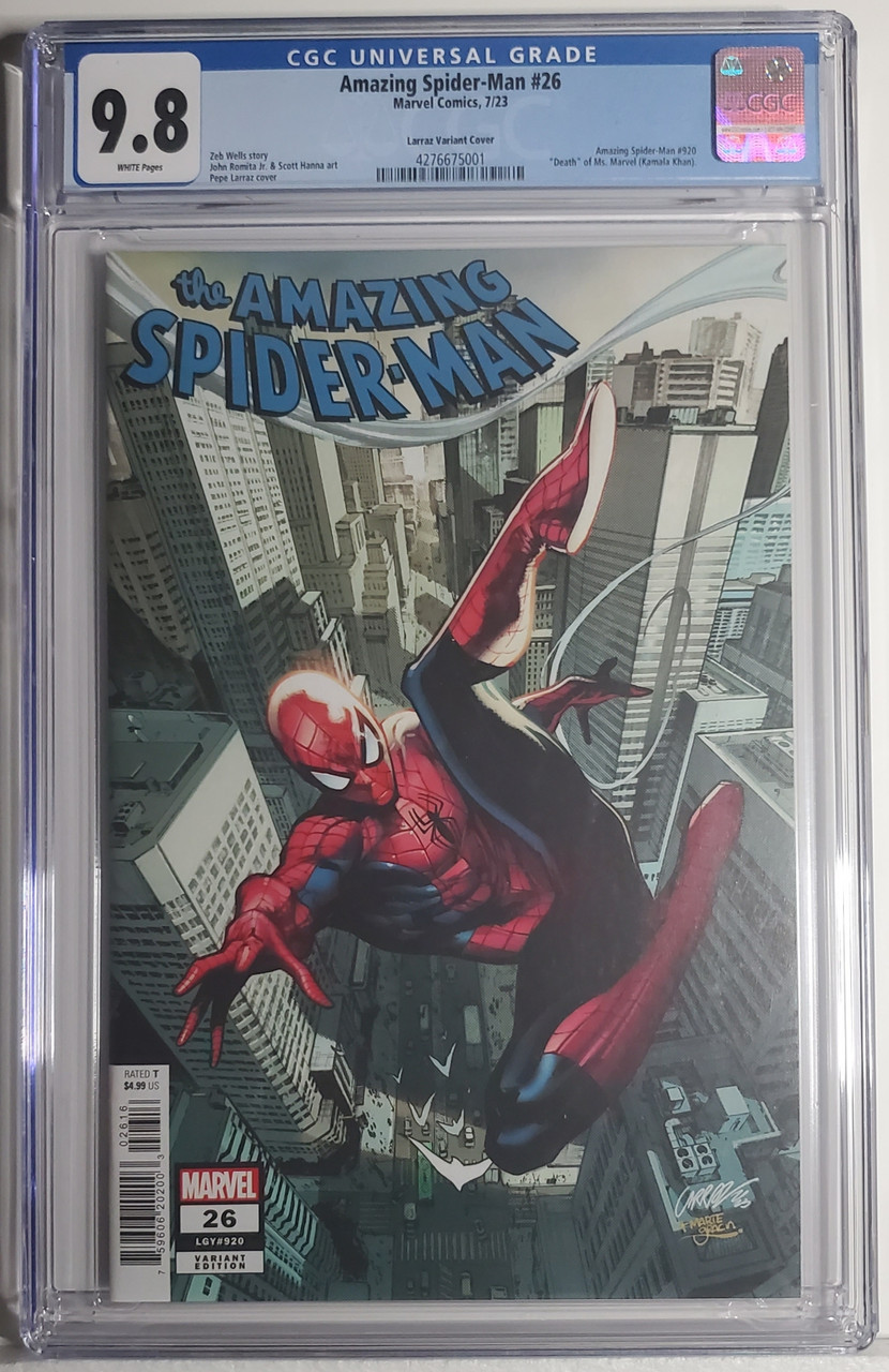 売上実績NO.1 アメコミリーフ 9.8 CGC #26 Spider-man Amazing 