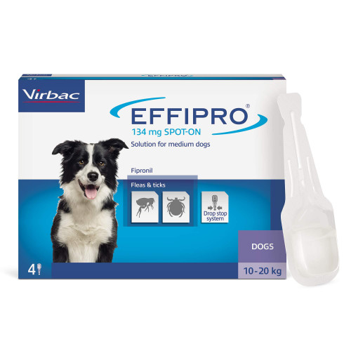 Effipro Spot-On Flea & Tick Treatment for Medium Dogs (10-20kg)