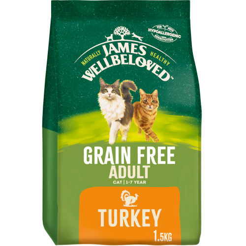 James Wellbeloved Grain Free Adult Dry Cat Food - Turkey