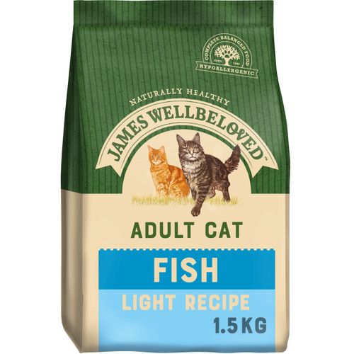 James Wellbeloved Complete Adult Dry Cat Food - Light Fish