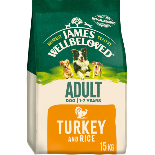 James Wellbeloved Adult Dry Dog Food - Turkey & Rice