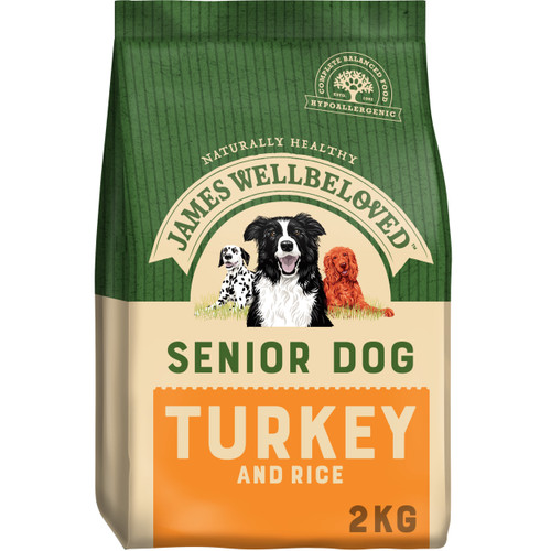 James Wellbeloved Senior Dry Dog Food - Turkey & Rice