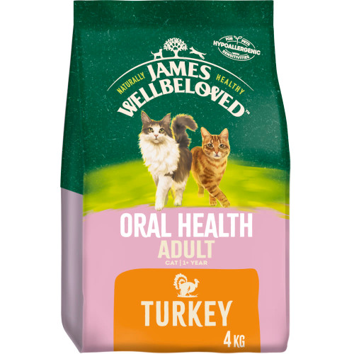 James Wellbeloved  Adult Cat - Turkey Oral health