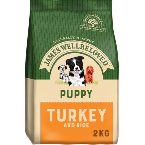 James Wellbeloved Medium Puppy Dry Dog Food - Turkey & Rice