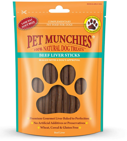 Pet Munchies Dog Treats - Beef Liver Sticks