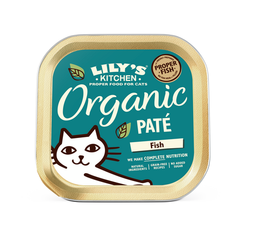 Lily's Kitchen Adult Wet Cat Food - Organic Fish Dinner