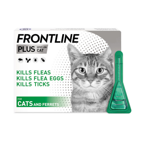 Frontline Plus Spot On Flea & Tick Treatment Cats