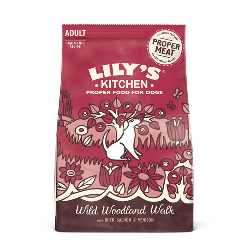 Lily's Kitchen Wild Woodland Walk Grain-free Adult Dry Dog Food - Duck, Salmon & Venison