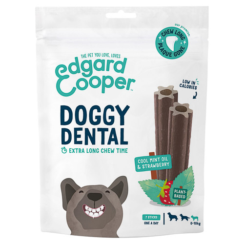 Edgard & Cooper Strawberry & Mint Small Doggy Dental Treat