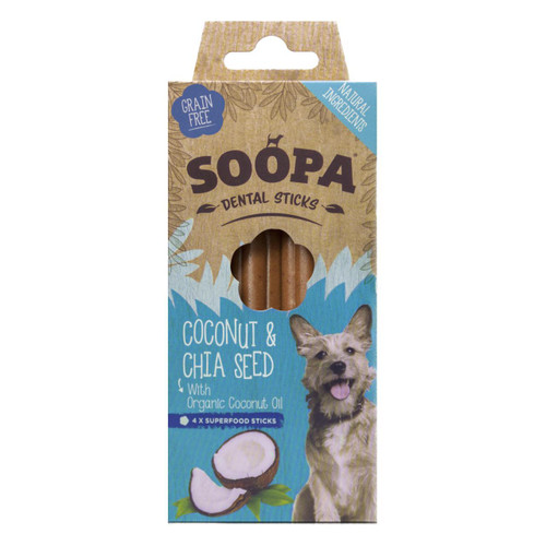 Soopa Coconut & Chia Seed Dental Sticks