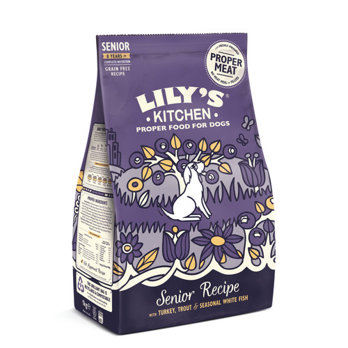 Lily's Kitchen Adult 8+ Scottish Gluten Free Dry Dog Food - Salmon & Trout