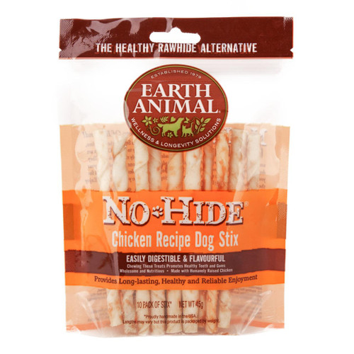 Earth Animal No Hide Chicken Dog Stix Treat