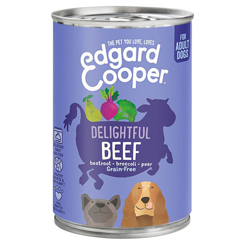 Edgard & Cooper Adult Grain-free Wet Dog Food with Beef