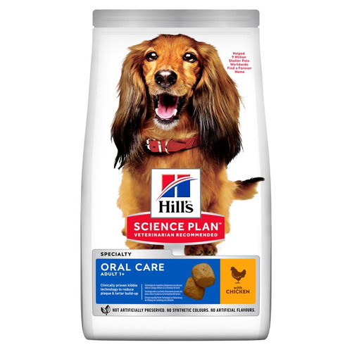 Hill's Science Plan Adult Oral Care Chicken Dry Dog Food