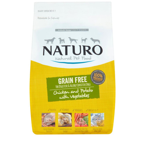 Naturo Chicken with Potato & Vegetables Dry Dog Food