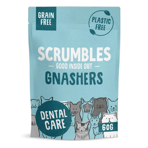 Scrumbles Cat Dental Treat Grain-free Gnashers