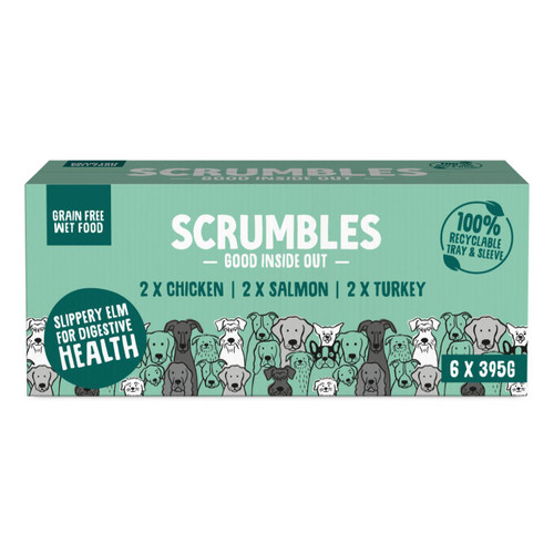 Scrumbles Grain-free Wet Dog Food Pate Multipack