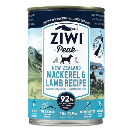 Ziwipeak Daily Dog Cuisine Tin Mackerel & Lamb