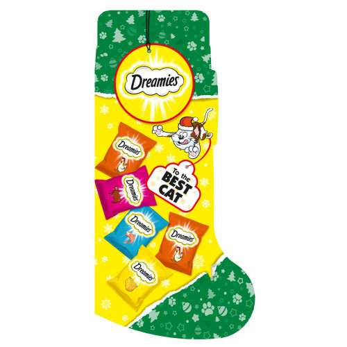 Dreamies Christmas Stocking Kitten and Adult Cat Treats