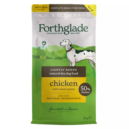 Forthglade Lightly Baked Natural Dry Dog Food - Chicken with Sweet Potato
