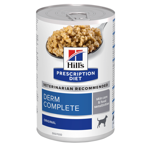 Hill's Prescription Diet Derm Complete Skin Care and Food Sensitivities Wet Dog Food - Original