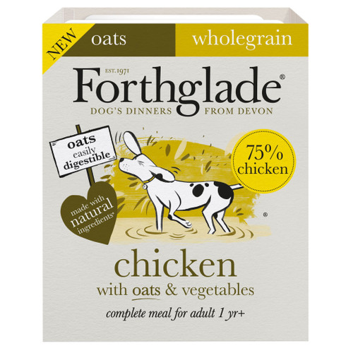 Forthglade Complete Meal Wholegrain Adult Wet Dog Food - Chicken with Oats & Vegetables