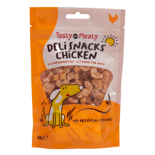 Tasty and Meaty Deli Snacks Chicken Bites Adult Dog Treat