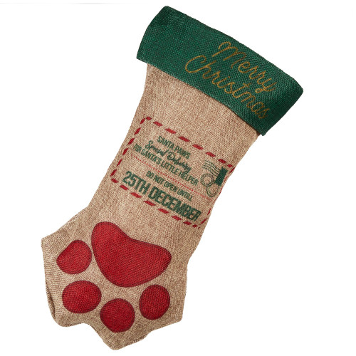 Festive Collection Santa Paws Cat & Dog Stocking