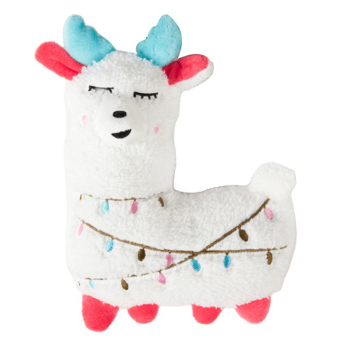 Whimsical Llama Multicolour Plush Dog Toy