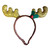 Happy Pet Christmas Glitter Antler Dog Headband